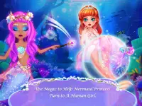 Mermaid Princess Love Story Dress Up & Salon Game Screen Shot 1