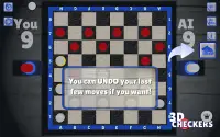 Checkers 3D Board Game Screen Shot 9