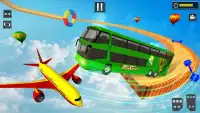 Police Mega Ramp Bus Stunts : Impossible Tracks 3D Screen Shot 1