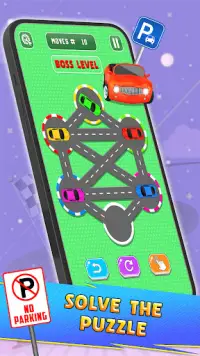 Hexa Car Parking Puzzle Games Screen Shot 1