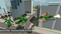 التنين روبوت تحويل لعبة - ديناصور العالم في القتال Screen Shot 0