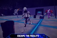 Escape Robot Facility: 3D Cosmic Galaxy Screen Shot 4