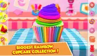 Tự làm cầu vồng Cupcake Maker - Kids Cooking game Screen Shot 5