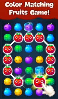 Fruit Splash Puzzle - Color Match Fruit Games 2021 Screen Shot 1
