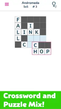 Crosswords(Fill-Ins Chainword) Screen Shot 0