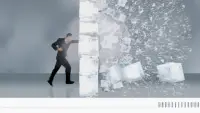 Run Man Run: Vector Man Smash The Ice Wall Screen Shot 2