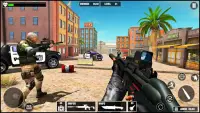 Police Fire Games: pistolet guerre tribale 2021 Screen Shot 1