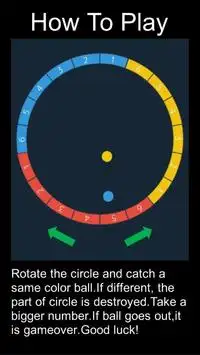 Flat design game : CircleDots Screen Shot 2