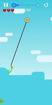 Stickman - Flying Hook Screen Shot 4