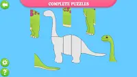 Puzzles Infantis de Dinossauro Screen Shot 3