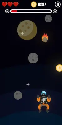 Meteor Journey: a Space Game Screen Shot 1