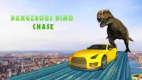 Impossible Track Dinosaur Car Chase Racing 3D Screen Shot 3
