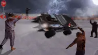 Zombie Attack Survival dell'automobile del mostro Screen Shot 9