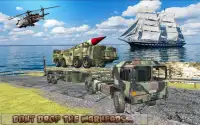 zona de guerra Camión Sim Screen Shot 1