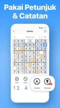 Sudoku - puzzle otak Screen Shot 2