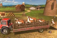 Farming Tractor Animal Cargo Transport Screen Shot 1