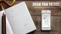 How to draw paw patrol cartoon Screen Shot 2