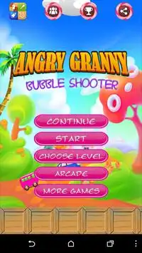 Angry Granny Bubble Shooter Screen Shot 3