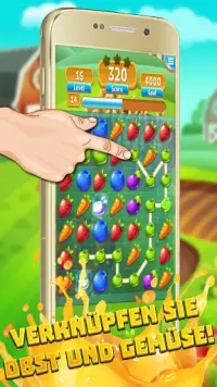 Fruit Link Smash Mania: kostenloses Match 3 Spiel Screen Shot 0