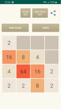 2048 - Simple Brain Gymnastic Game Screen Shot 2