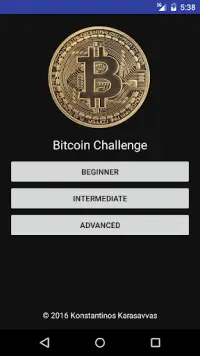 Bitcoin Challenge Screen Shot 0