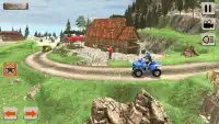 ATV Quad Bike Offroad Verrückte Taxi Sim 3D Fahrer Screen Shot 5