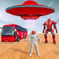 화성 전투: 버스 로봇 게임