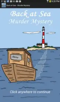 Back at Sea - Murder Mystery Screen Shot 0