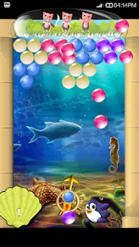 Sea World Bubble Shooter Screen Shot 1