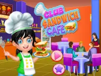 club sandwich cafe: cocina restaurante de comida Screen Shot 5