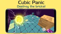 큐브 영웅 - 큐브 생존 3D. 실행 및 큐브 러시 입방 공포 - 블록, 캐주얼 주자 파괴 Screen Shot 0