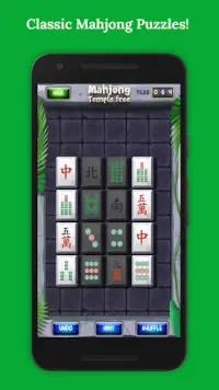 Mahjong Temple Free Screen Shot 2