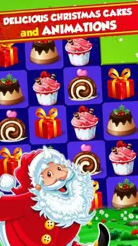 Merry Christmas - Cake Swap Match 3 Screen Shot 0