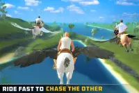 Flying Unicorn Racing: Free Horse Racing Games Screen Shot 2