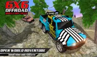 6x6 Spin Offroad Schlammläufer Truck Drive Games Screen Shot 7