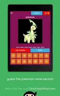 Guess the Pokemon Name Second Generation Screen Shot 18