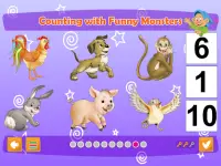 Counting with Funny Monsters Screen Shot 3