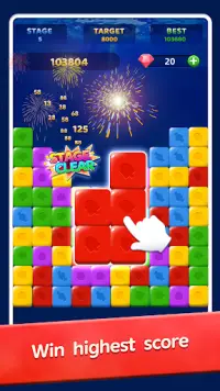 Block Puzzle-Pop Star Screen Shot 1