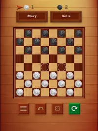 Checkers Classic Free: 2 Player Online Multiplayer Screen Shot 1
