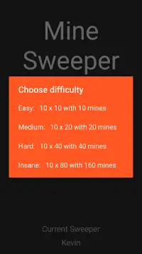 Mine Sweeper Screen Shot 2