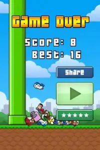 Flappy Pipe Screen Shot 2