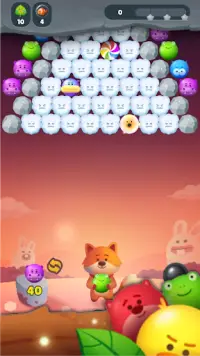 Toon Bubble Shooter Screen Shot 2