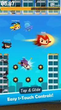 Tap Tap Buddy - Fly, Race & Boost Your Way Up! Screen Shot 0