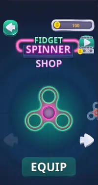 Fidget Hand Spinner - Swipe Screen Shot 5