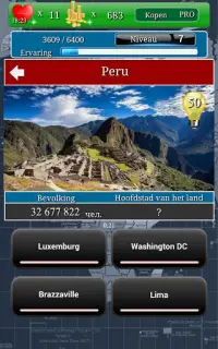 Quiz over aardrijkskunde "Around the World" Screen Shot 6