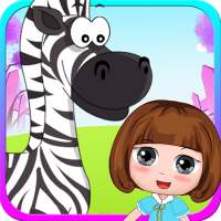Bella playtime with baby zebra - girls pet game