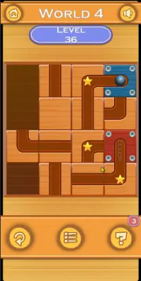 Unroll Me - Roll the ball - Sliding Puzzle Game Screen Shot 3