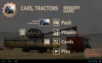 Tractors memory game Screen Shot 1