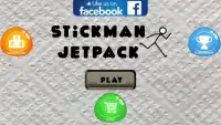 Stickman Jetpack Screen Shot 0