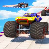 Mostro Truck Crash Stunts: Sports Car Derby Race